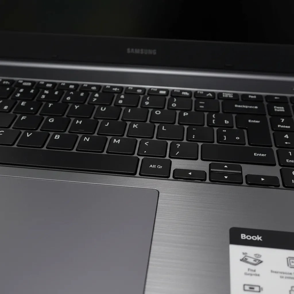 Notebook Samsung Book i3-1115G4 - Memoria 8GB NVME 256GB Tela 15.6"