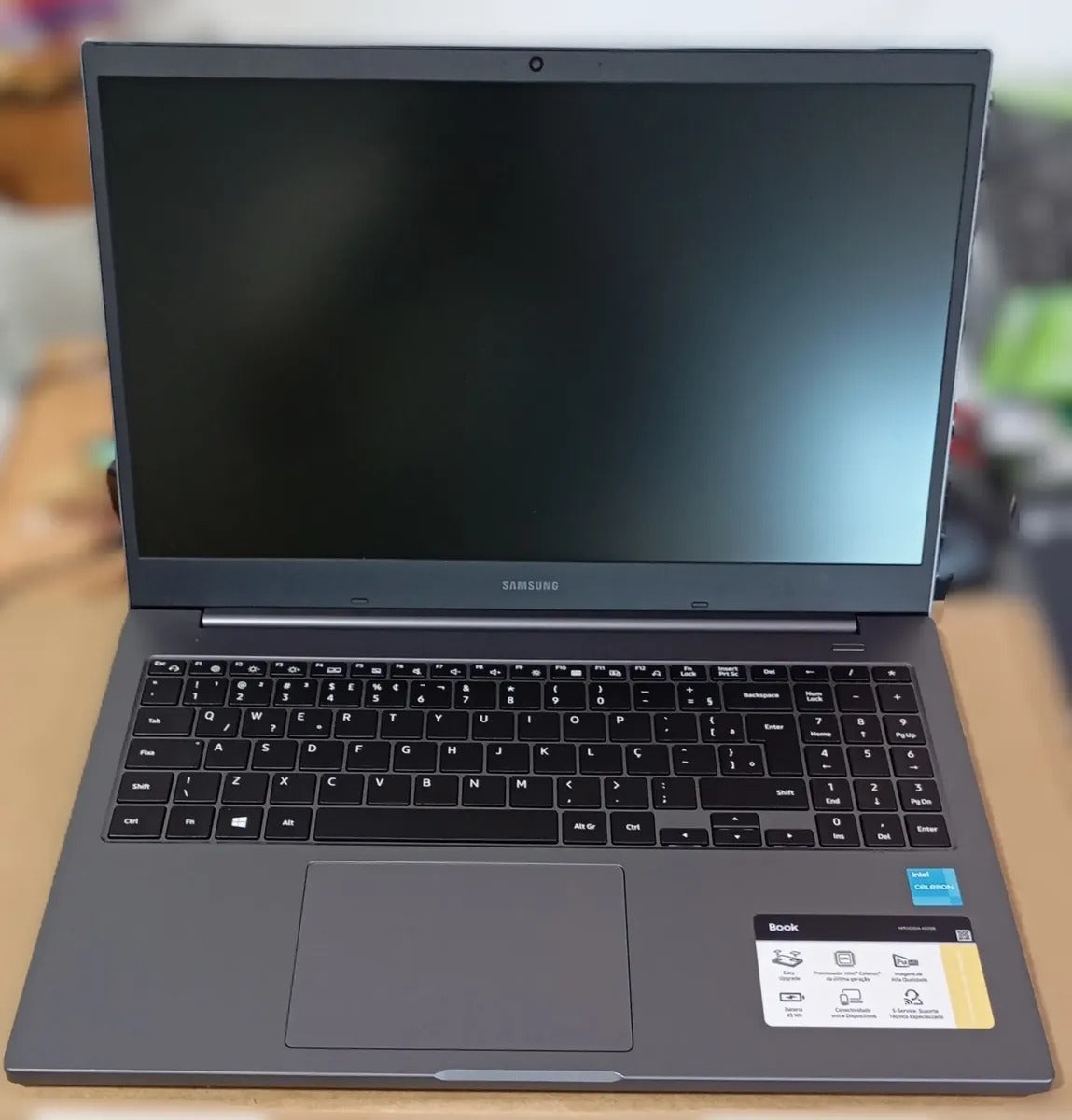 Notebook Samsung Book i3-1115G4 - Memoria 8GB NVME 256GB Tela 15.6"